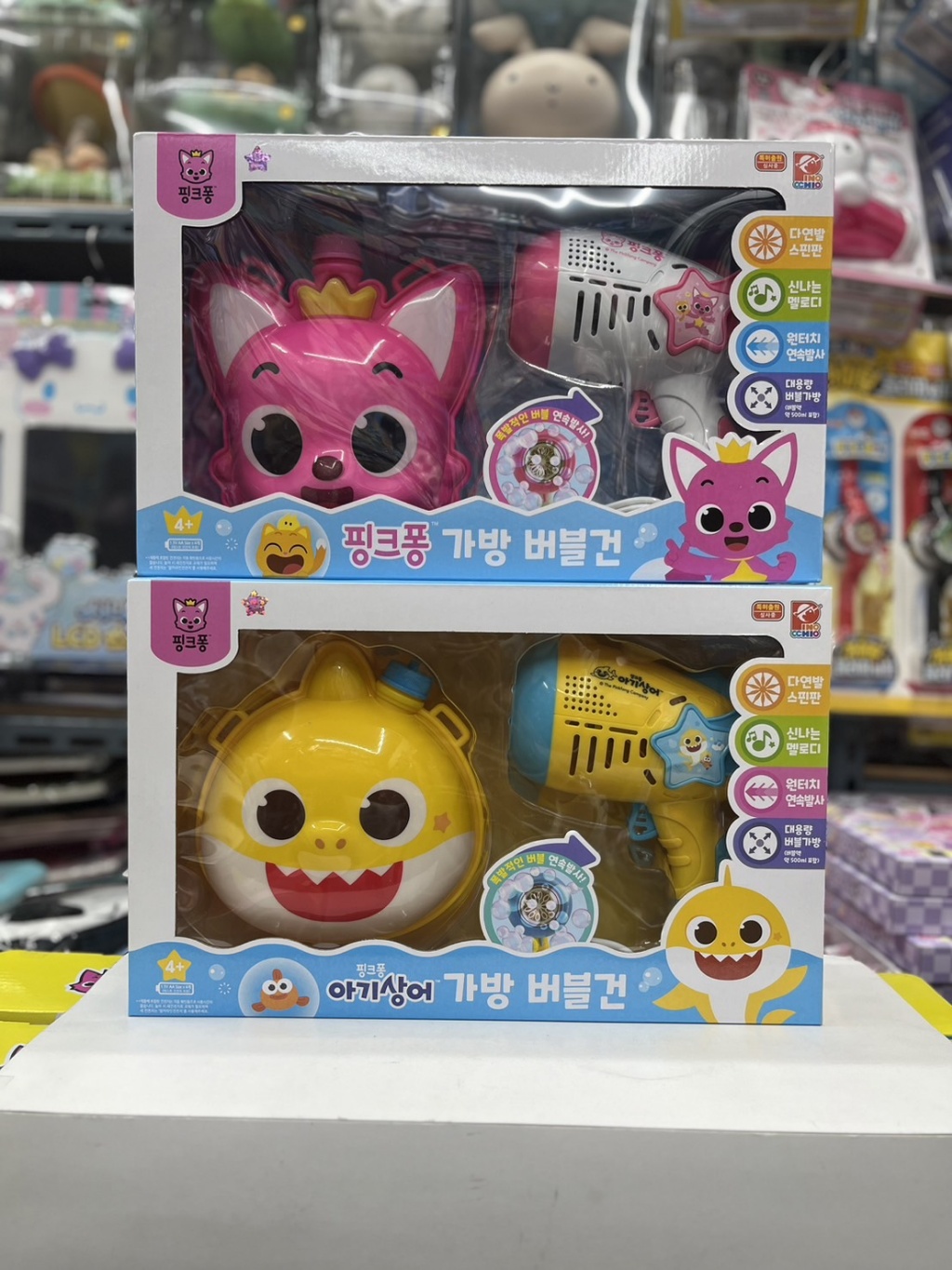  【預訂】韓國直送 Baby Shark / Pink Fong 背囊泡泡槍