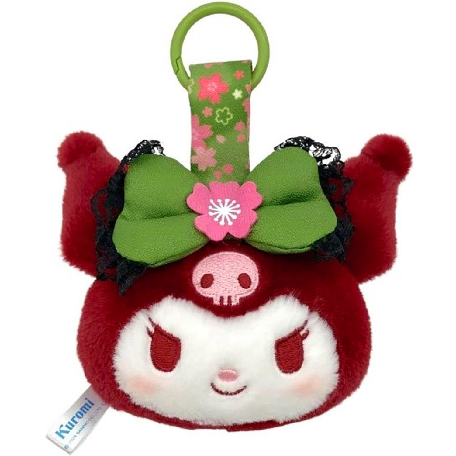 Sanrio - 抹茶袴系列公仔掛飾 (Kuromi大頭款)