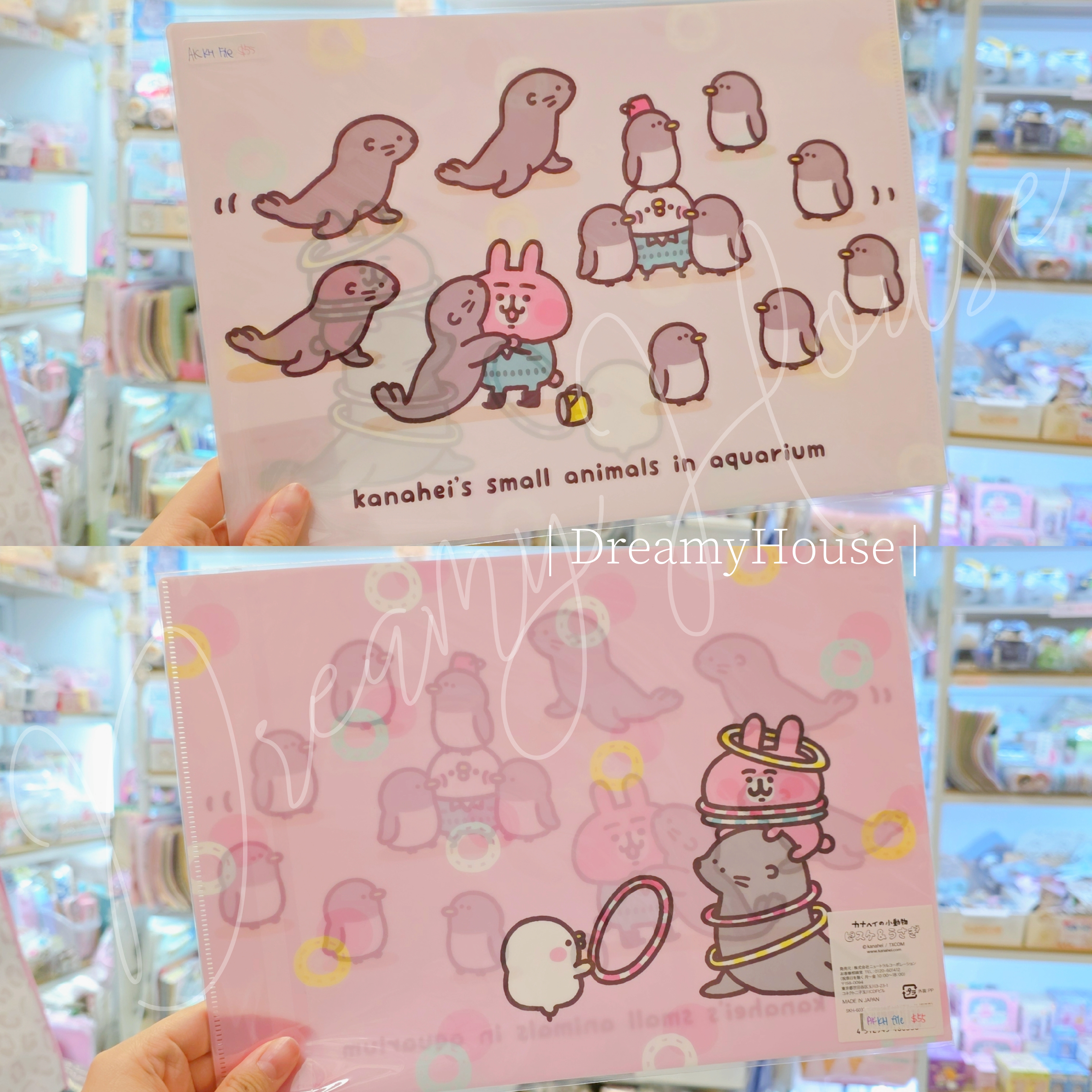 日本 kanahei 水族館限定 A4 File