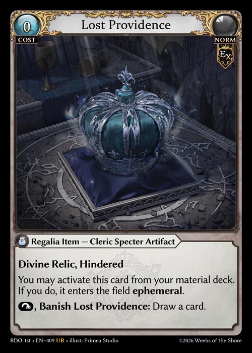 Lost Providence / RDO-409 (UR)