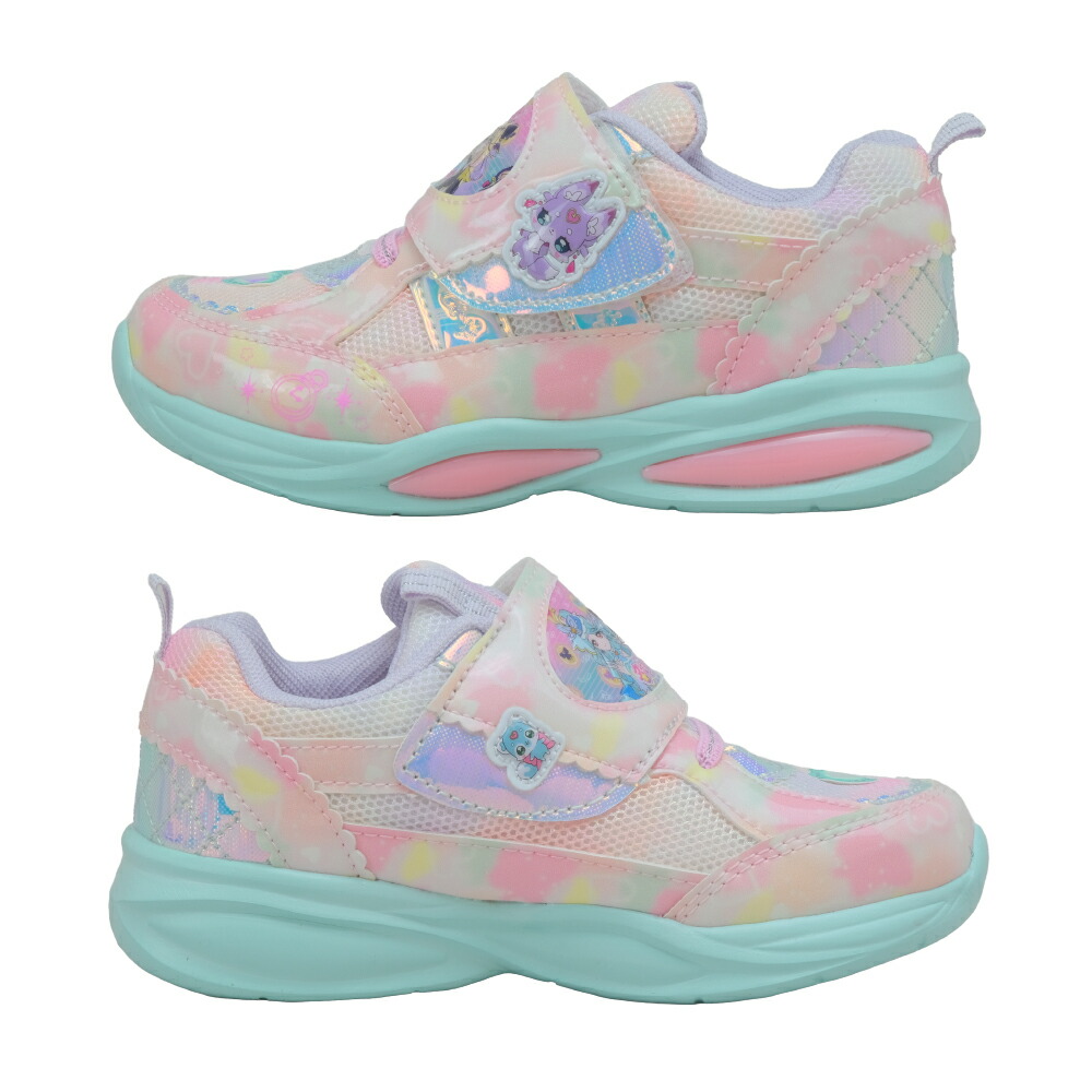 名偵探光之美少女 PreCure 兒童閃燈鞋 兒童波鞋 #P-PCG1011 [KOMARIYO] (BACK-ORDER)