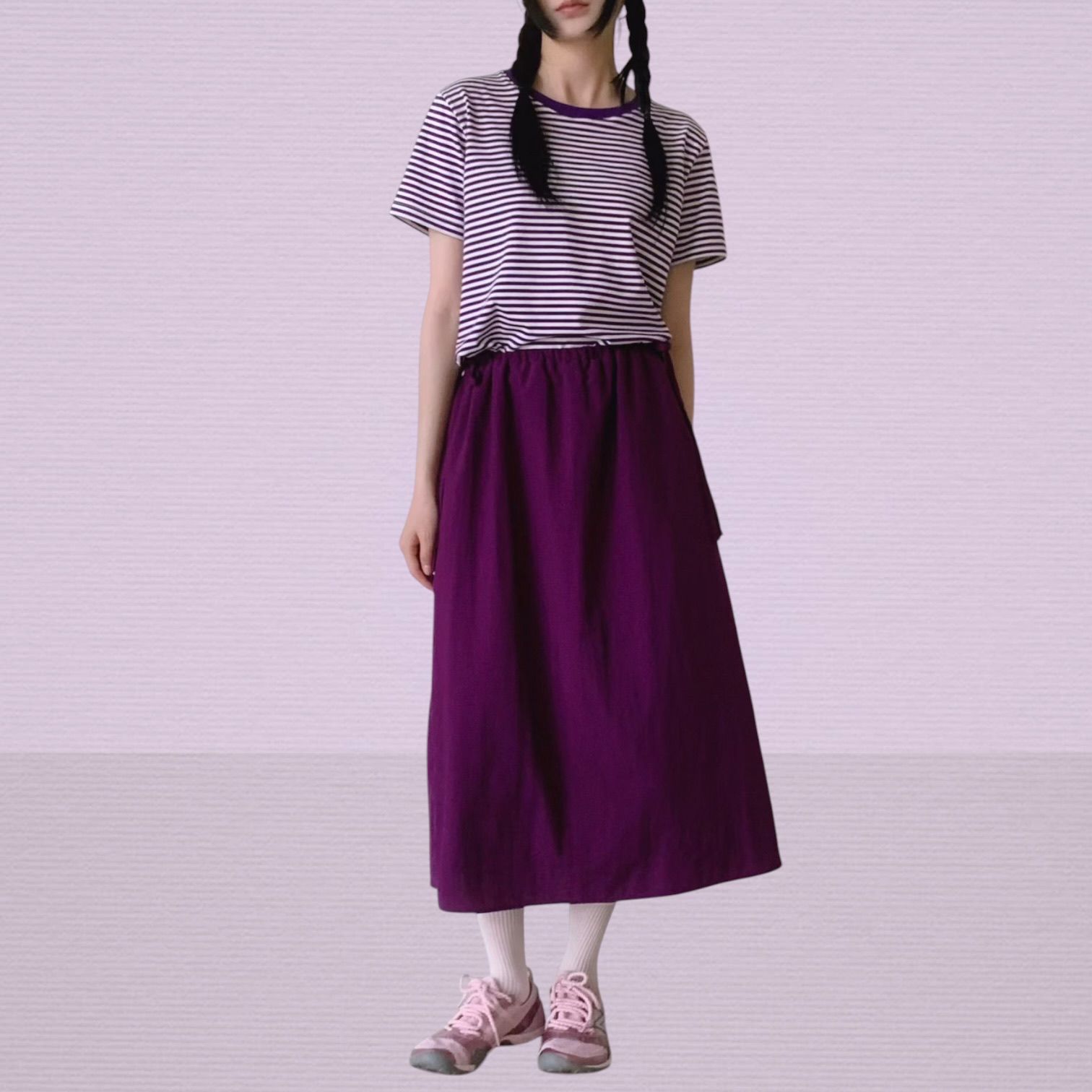 221109 兩邊綁繩半截裙