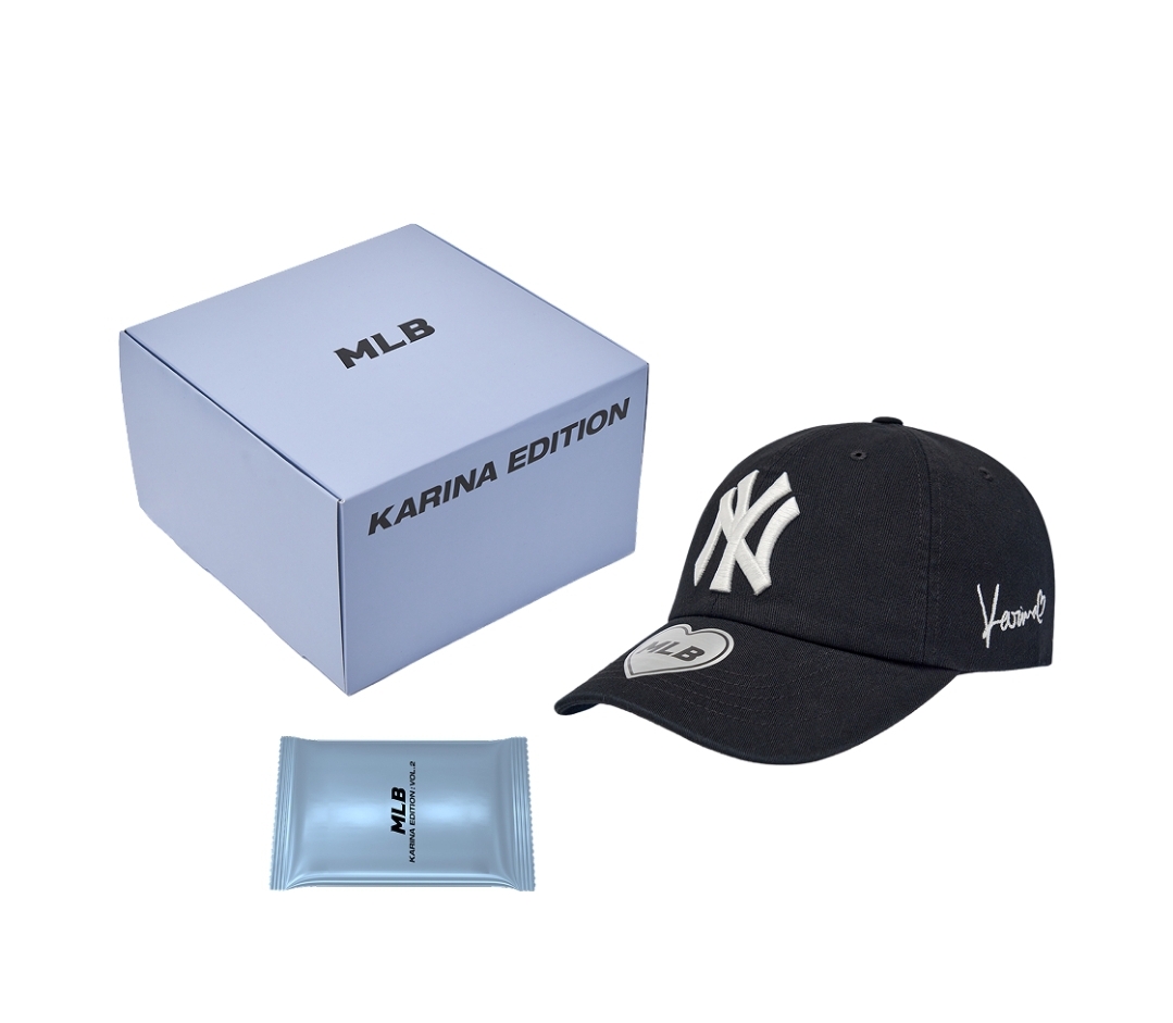  [ 韓國 MLB ] MLB x Karina edition 特別版cap