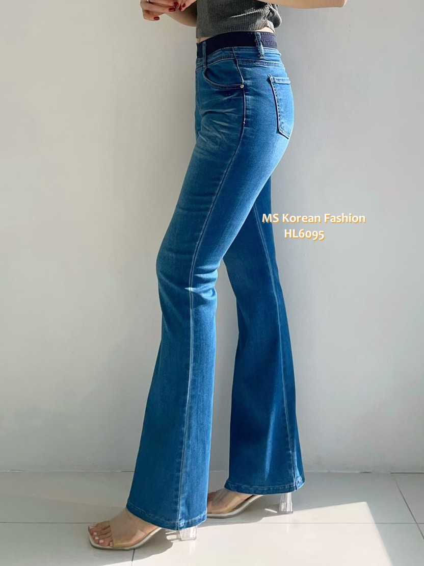 HL6095 韓國🌼Howluk牛奶面料全橡筋喇叭牛