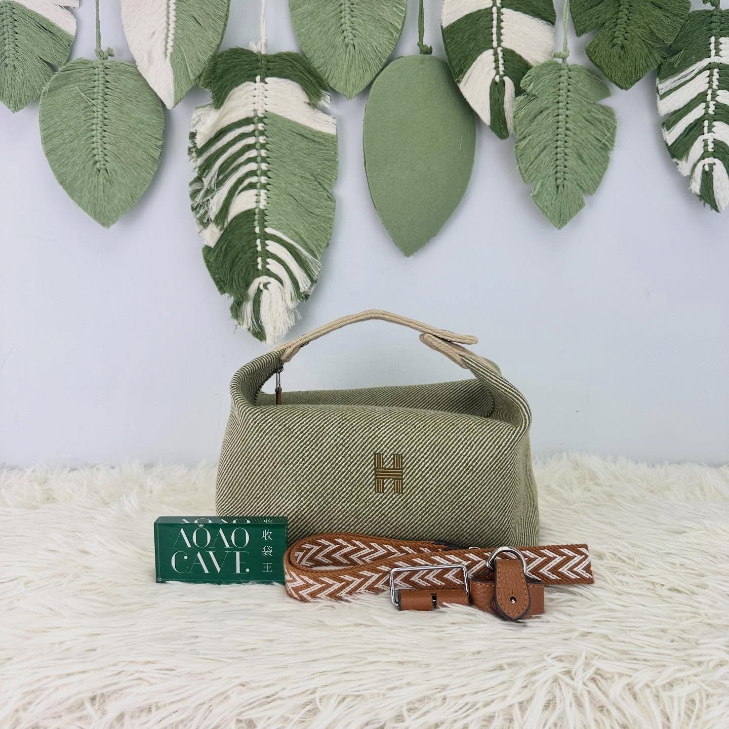 HERMES🤍PRE OWNED BRIDE-A-BRAC 森林綠色飯盒包 Large Size💚