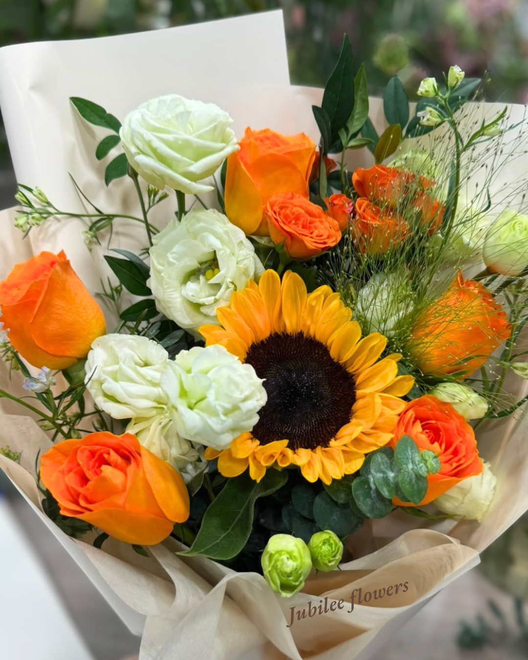 🌻向日葵 · 橙色玫瑰花束
