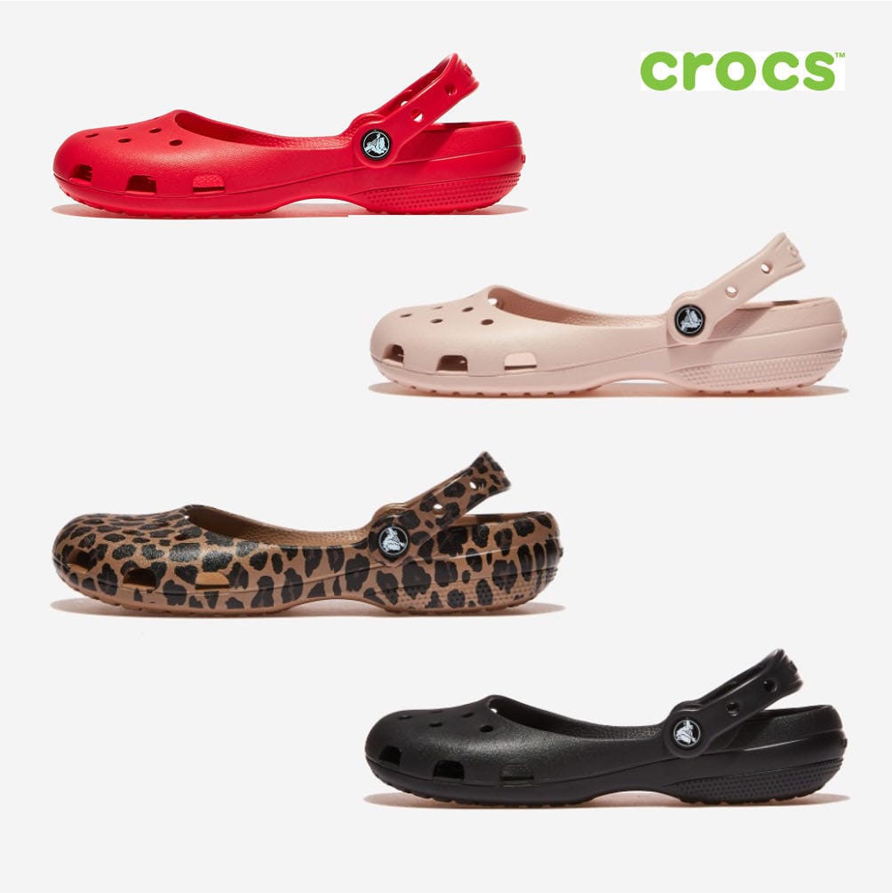 Crocs 女士經典芭蕾涼鞋
