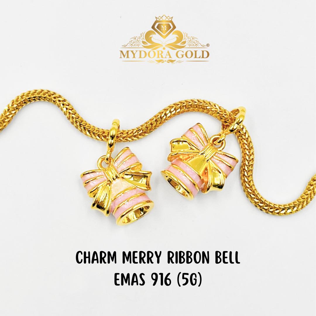 MYDORA Charm Merry Ribbon Bell (5G) l EMAS 916/22K