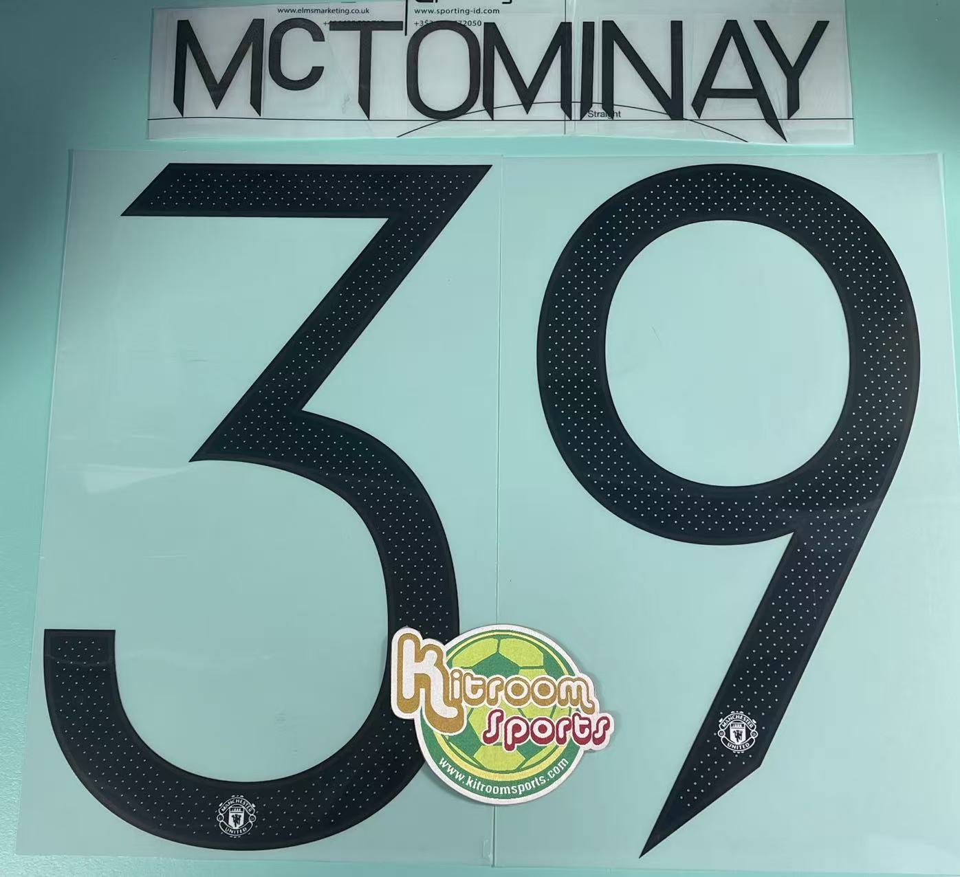 2022-23 Manchester United Away UCL Nameset #39 McTOMINAY