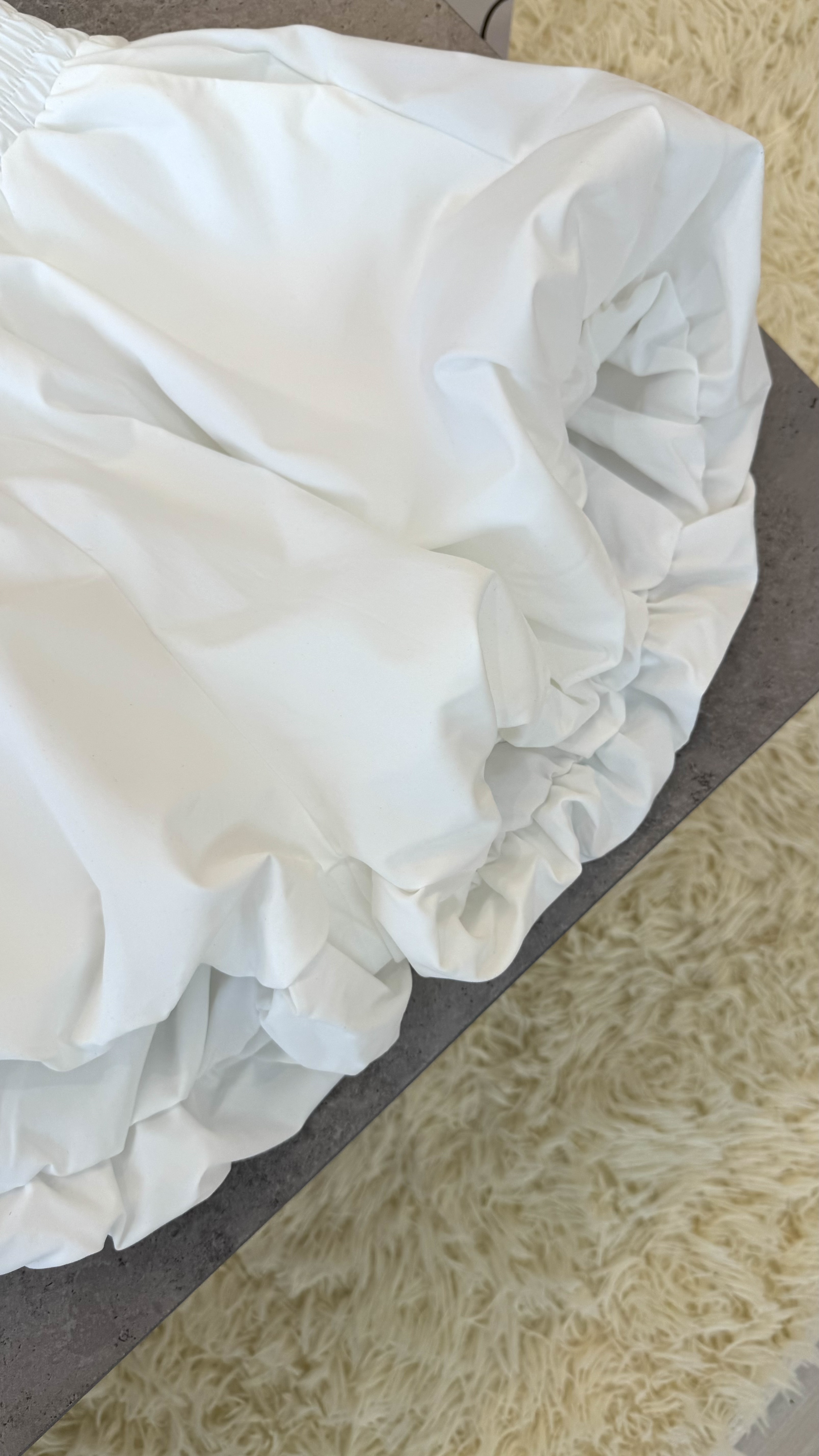 花苞蓬蓬短裤｜CN0424625WHITE