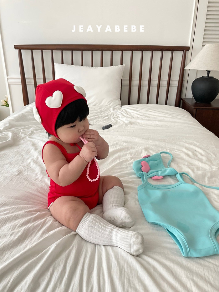 🇰🇷JeayaBebe泳衣+帽