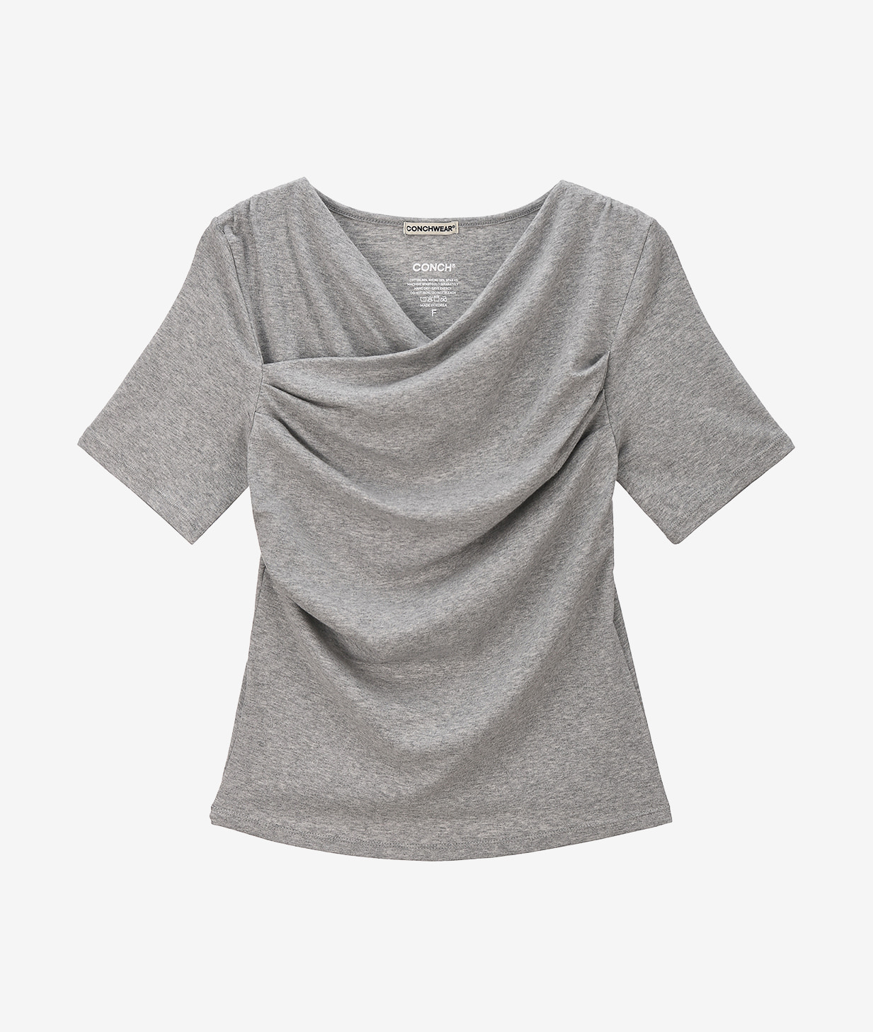 預購_Drapped Short Sleeve by Conch  