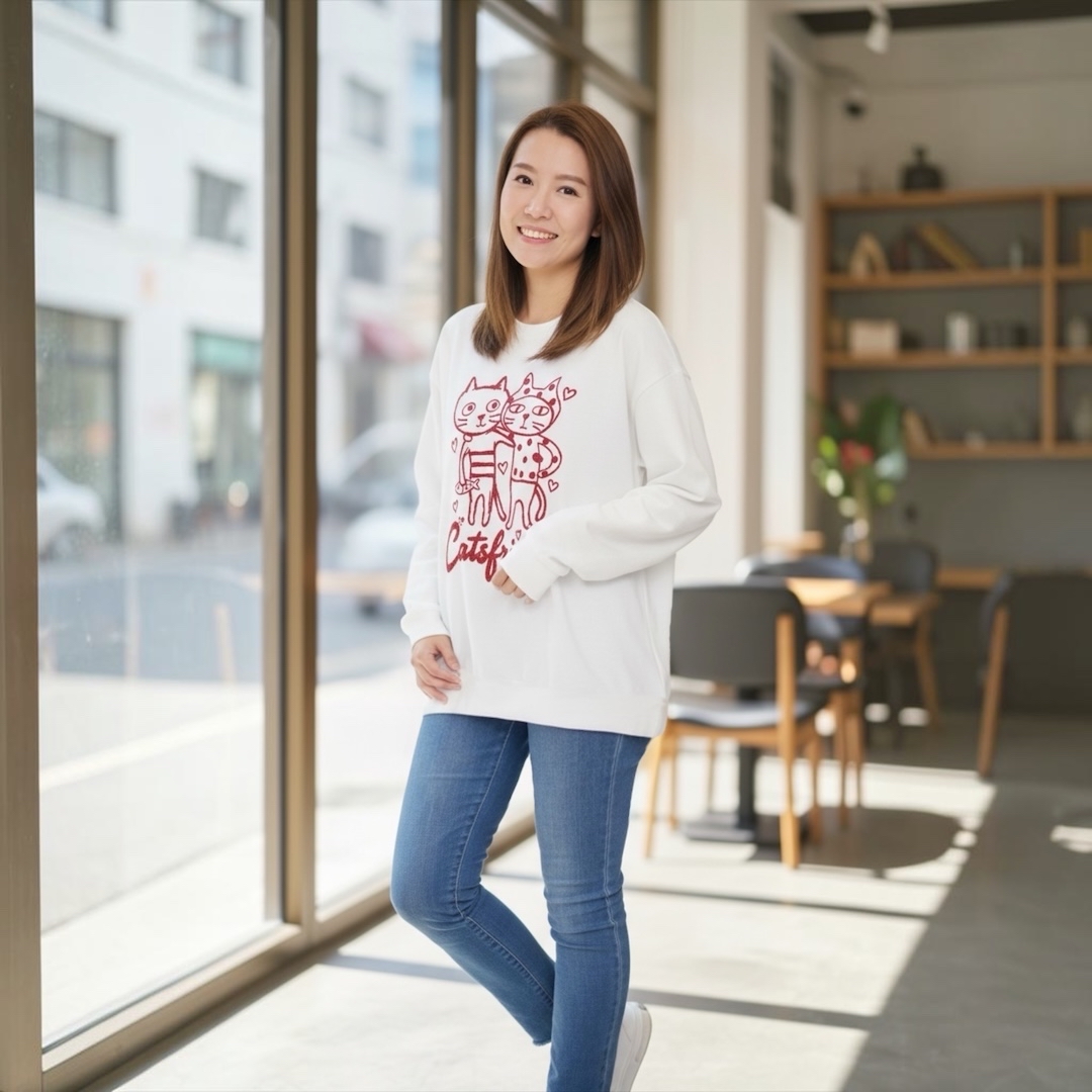 Casfriends Red L/Tee