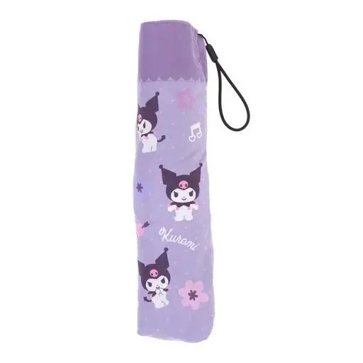 現貨🐱| Sanrio Kuromi 三節防風縮骨雨傘(鈦金屬色鋁桿 + 防風傘骨 + UV防護)