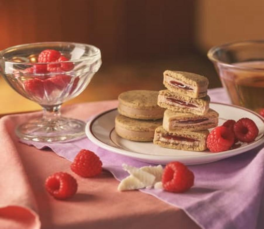 日本 TOKYO 茶味-伯爵奶茶覆盆子口味 夾心餅乾 4入