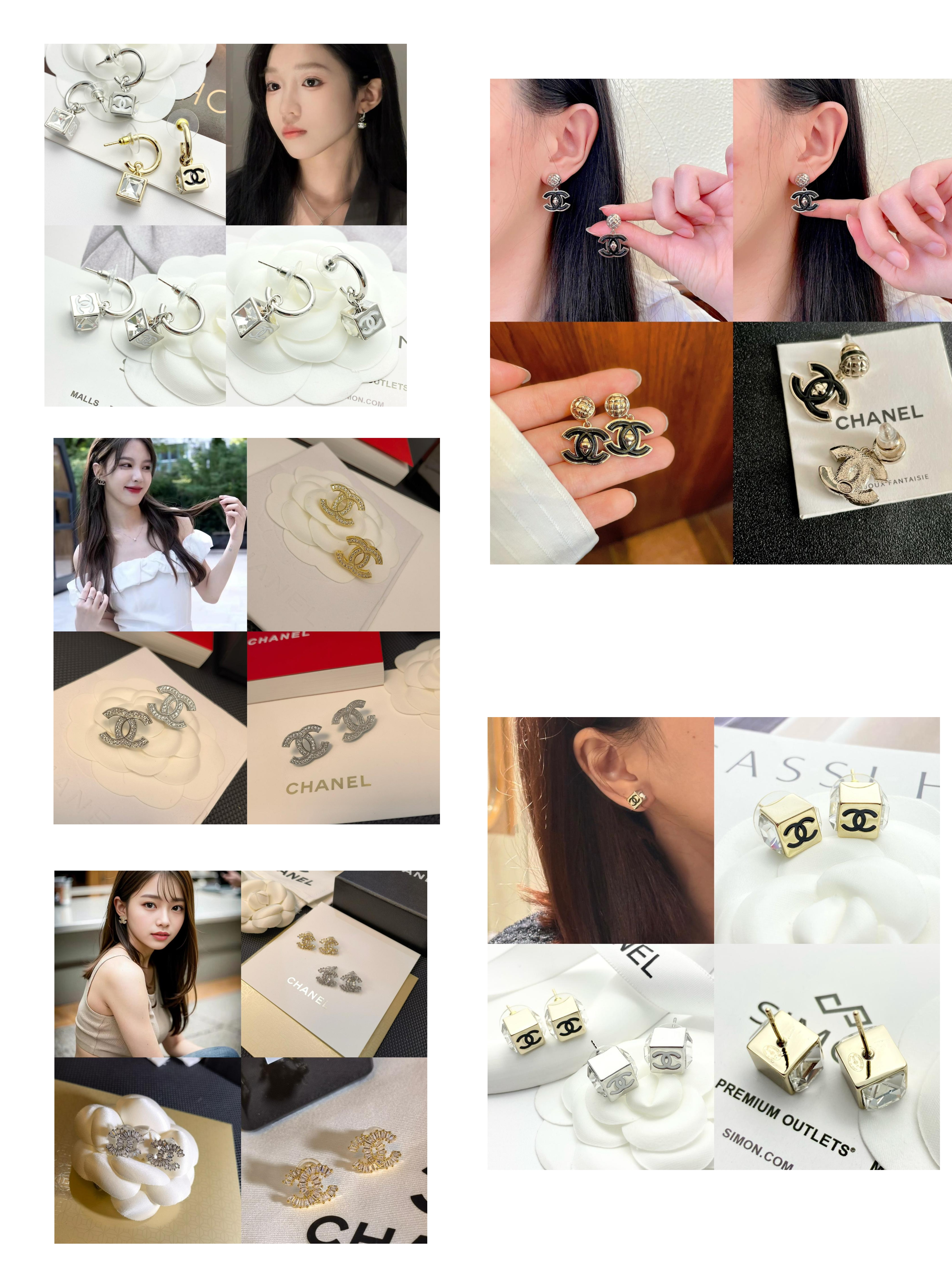 $210對。Cha*nel 最新🆕🆕全合集耳環