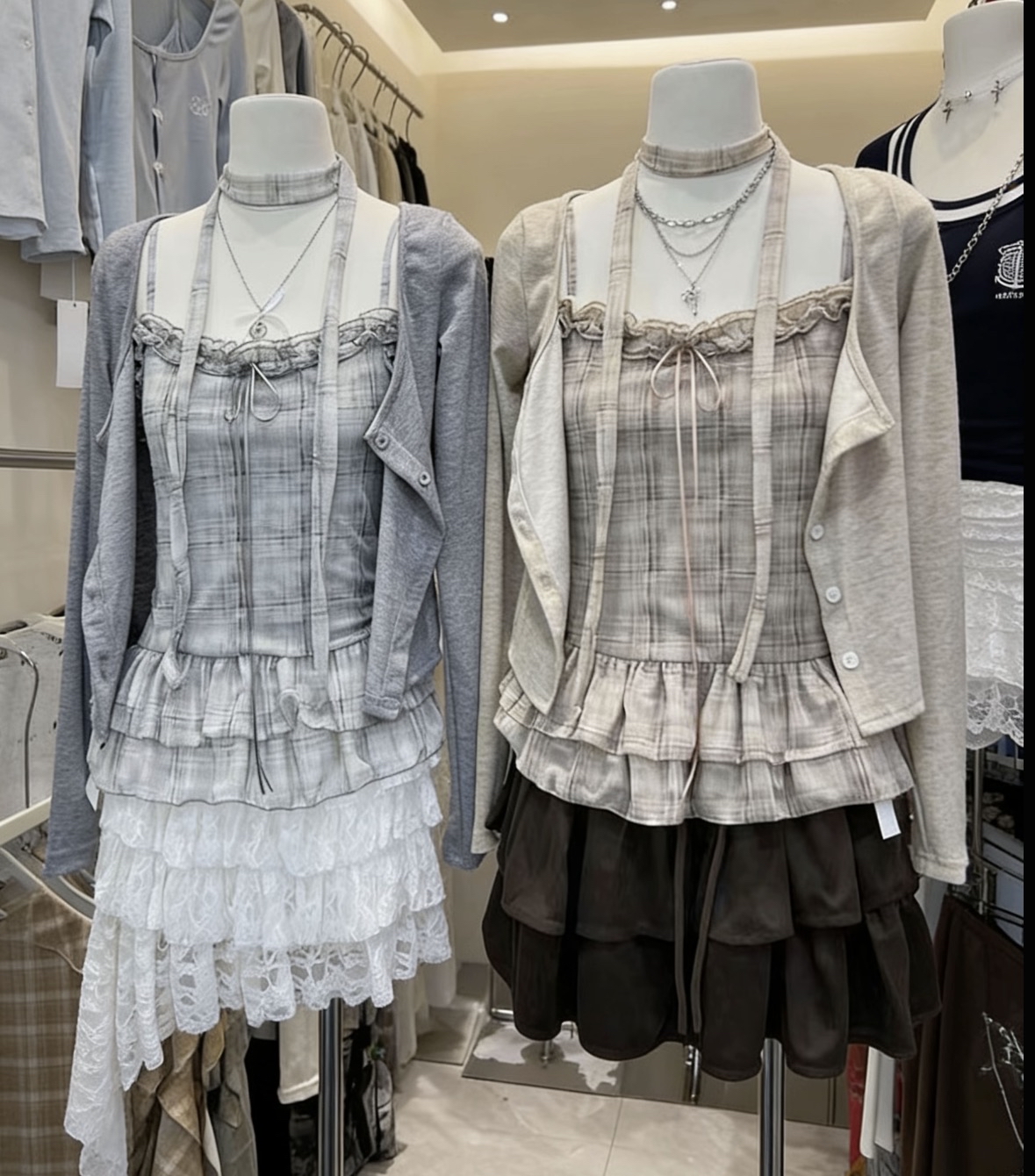 TP456格子两件套