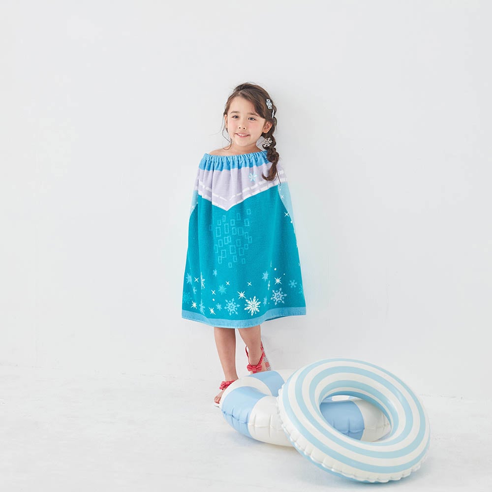 🆕【⭐訂購⭐】 🇯🇵日本直送 🌀#DisneyPrincess 洋裝式 抗菌除臭處理 游水浴巾［4款選］🌀[ELED-0041][260605]