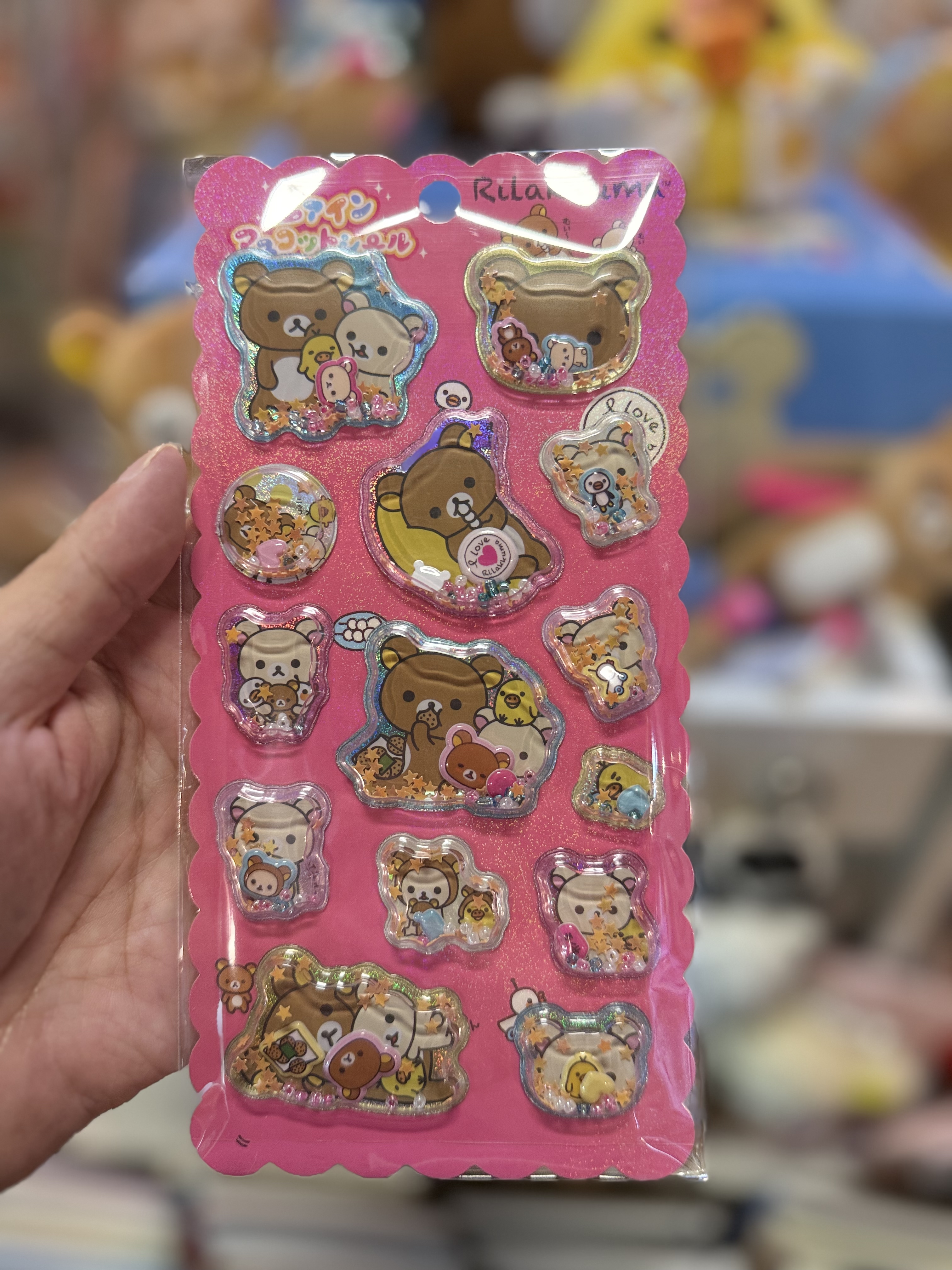 《現貨》全新rilakkuma經典造型立體貼紙