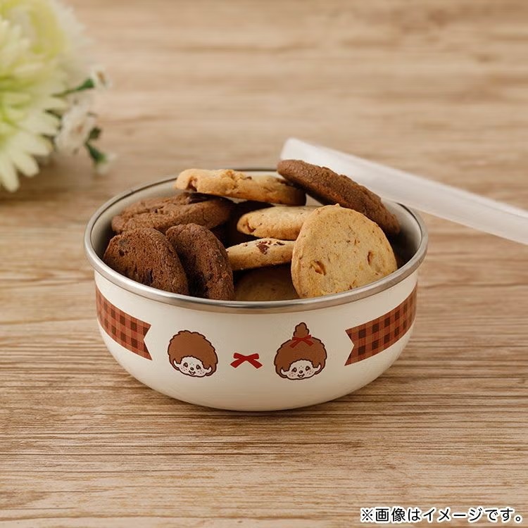 FUJIHORO MONCHHICHI 琺瑯圓形儲存容器 - 03260145