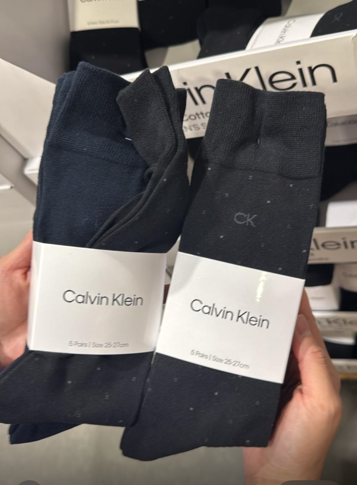 日本costco CK男士中筒襪