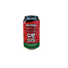 西瓜汽水)」零卡微氣泡飲（350ml）