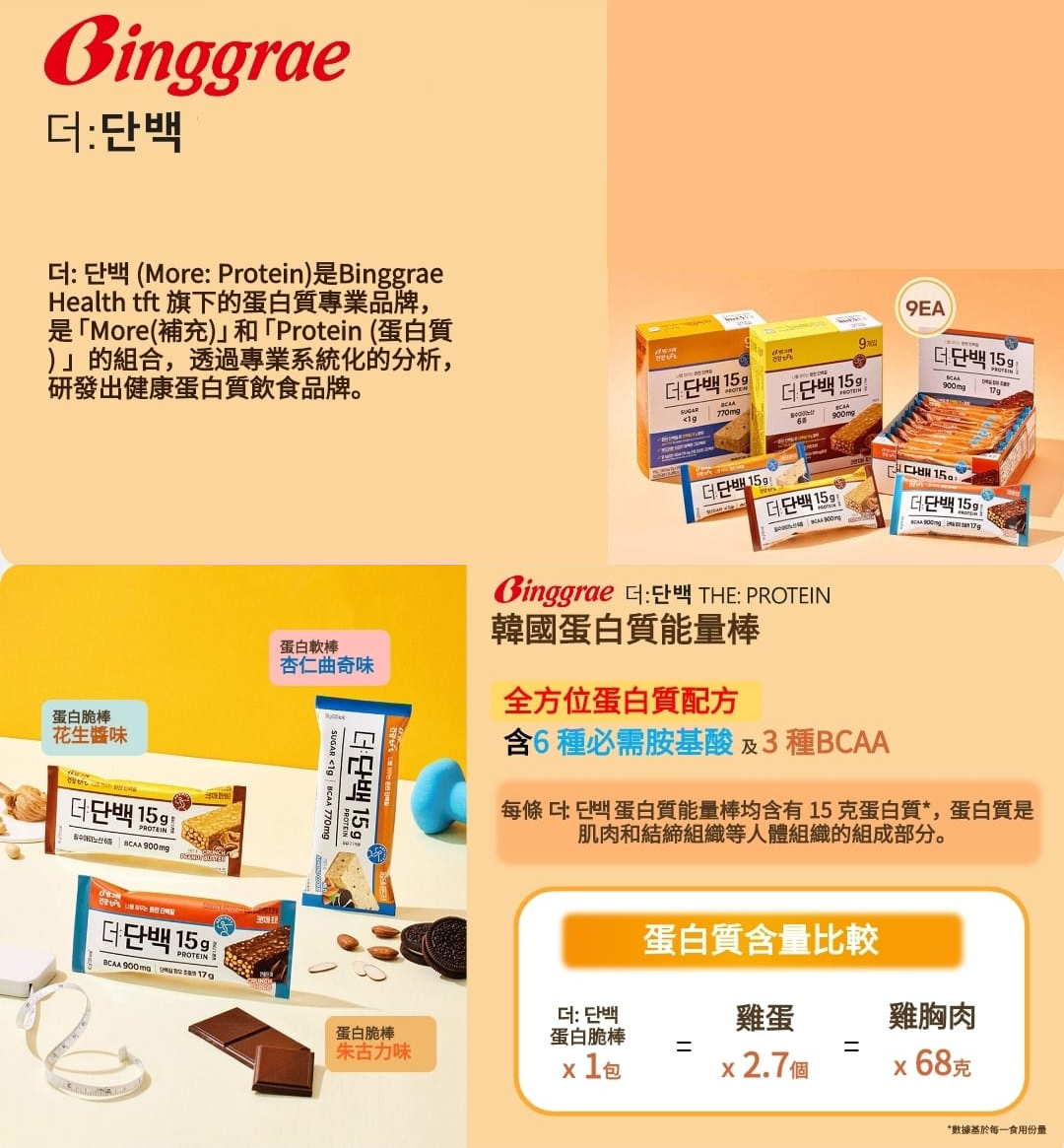 韓國 蛋白脆棒（朱古力味）