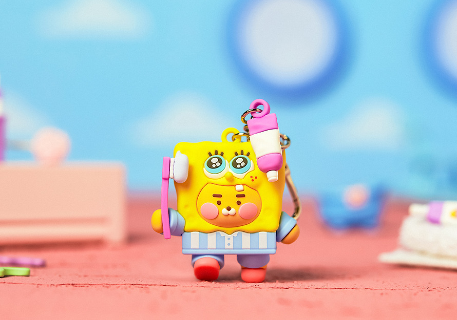 海綿寶寶 X Kakao Friends 鎖匙扣