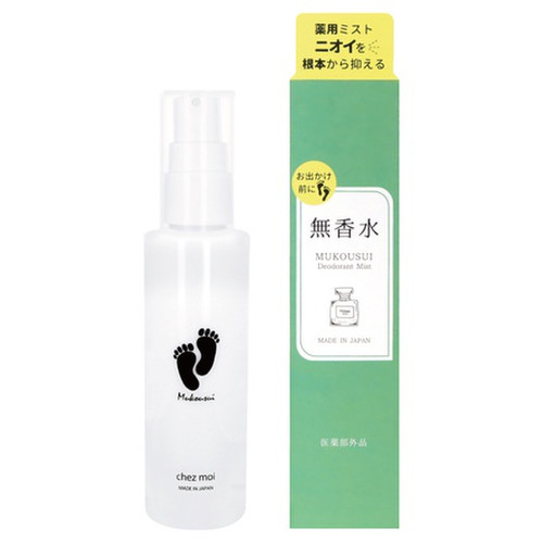 日本 Chezmoi MUKOUSUI 無香水藥用強除臭抑汗噴霧 100ml