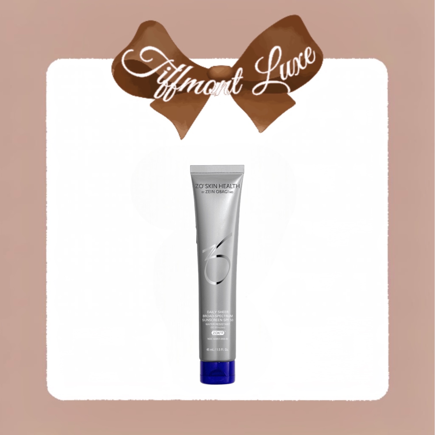 Zo Skin Health 水盈透薄防曬霜 DAILY SHEER BROAD SPECTRUM SPF 50