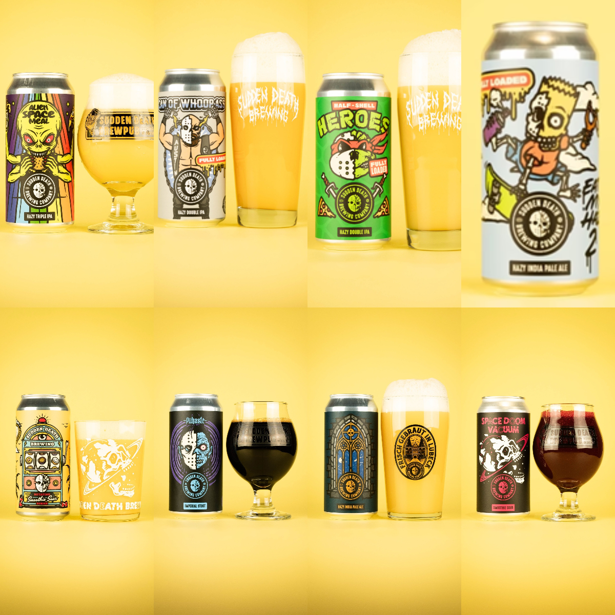 Sudden Death Brewing IPA / DIPA / TIPA / SMOOTHIE SOUR / IMPERIAL STOUT