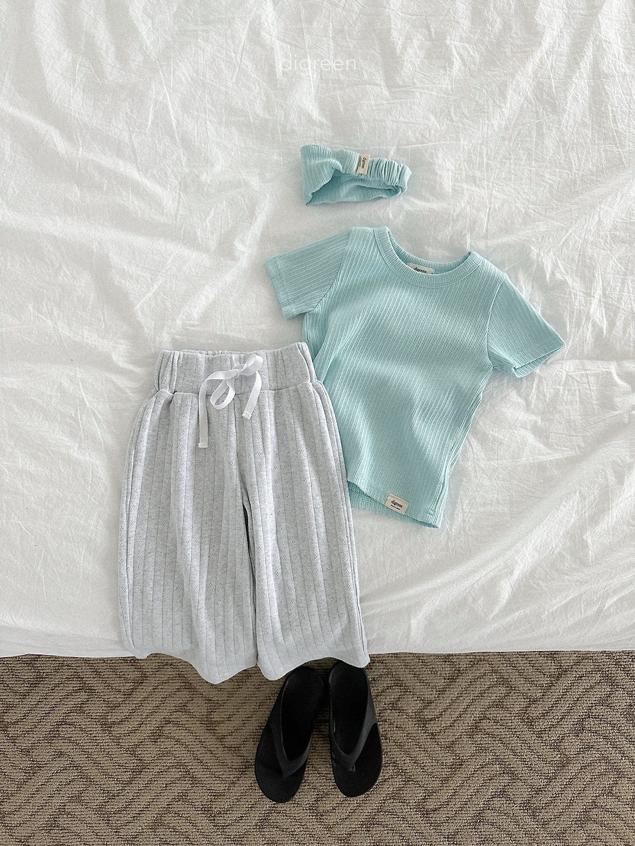 Digreen | soft pants (White melange XL115-120)