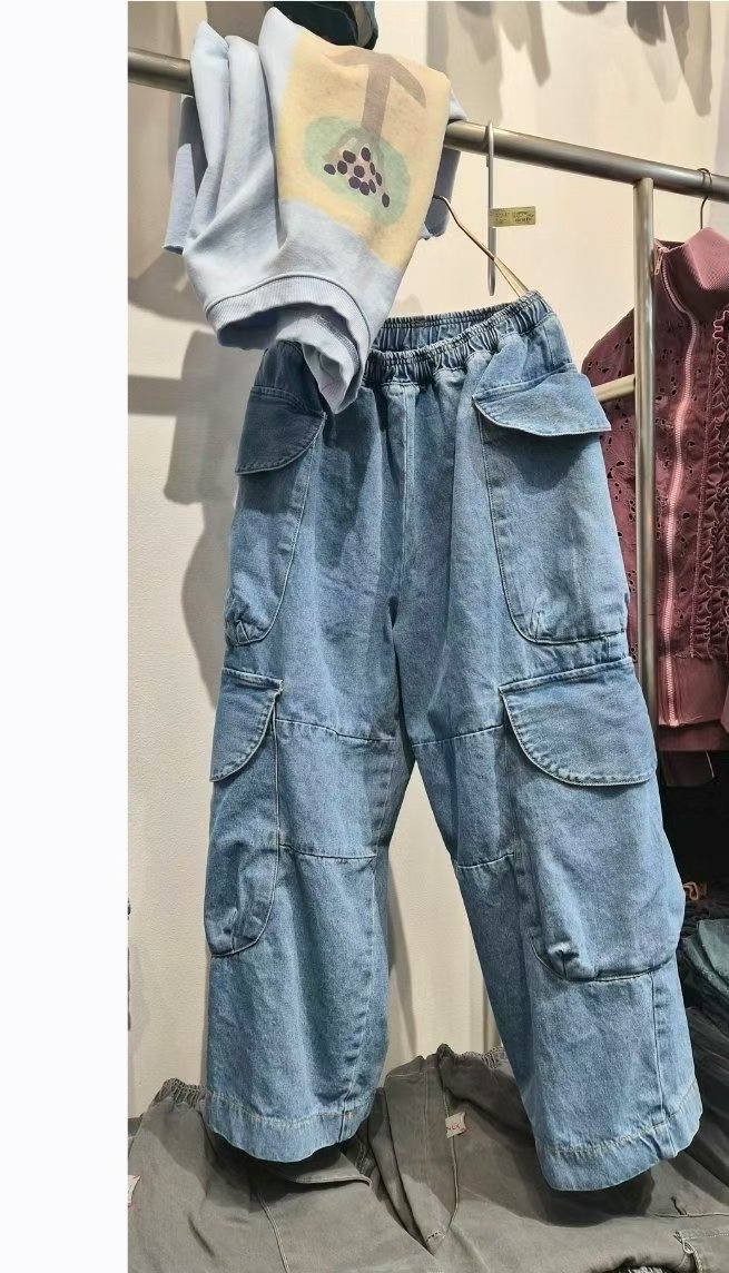 SS2617 寬鬆休閒玩味工裝褲