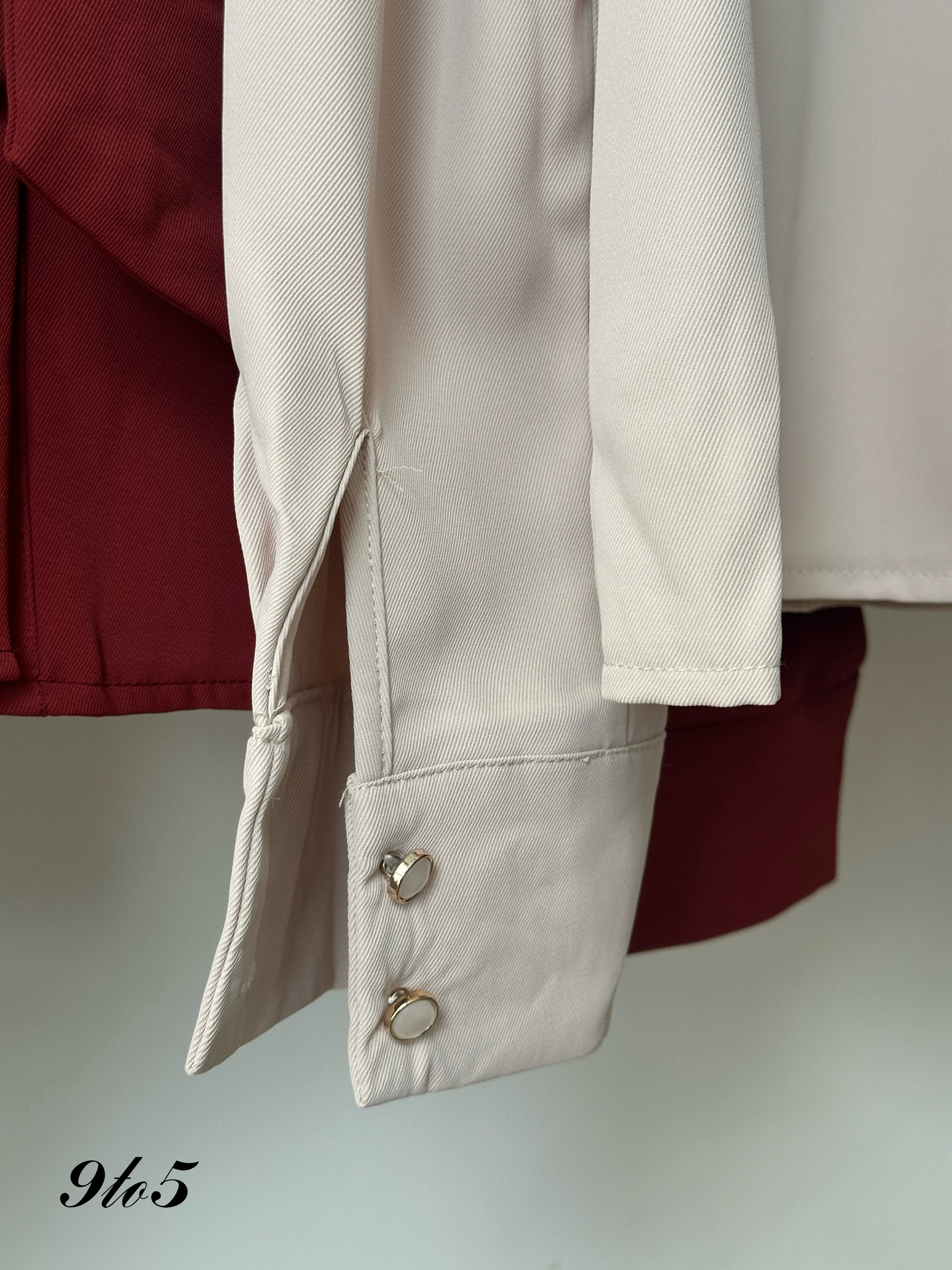 T4034 Self-tie Shirt - 3 Colors