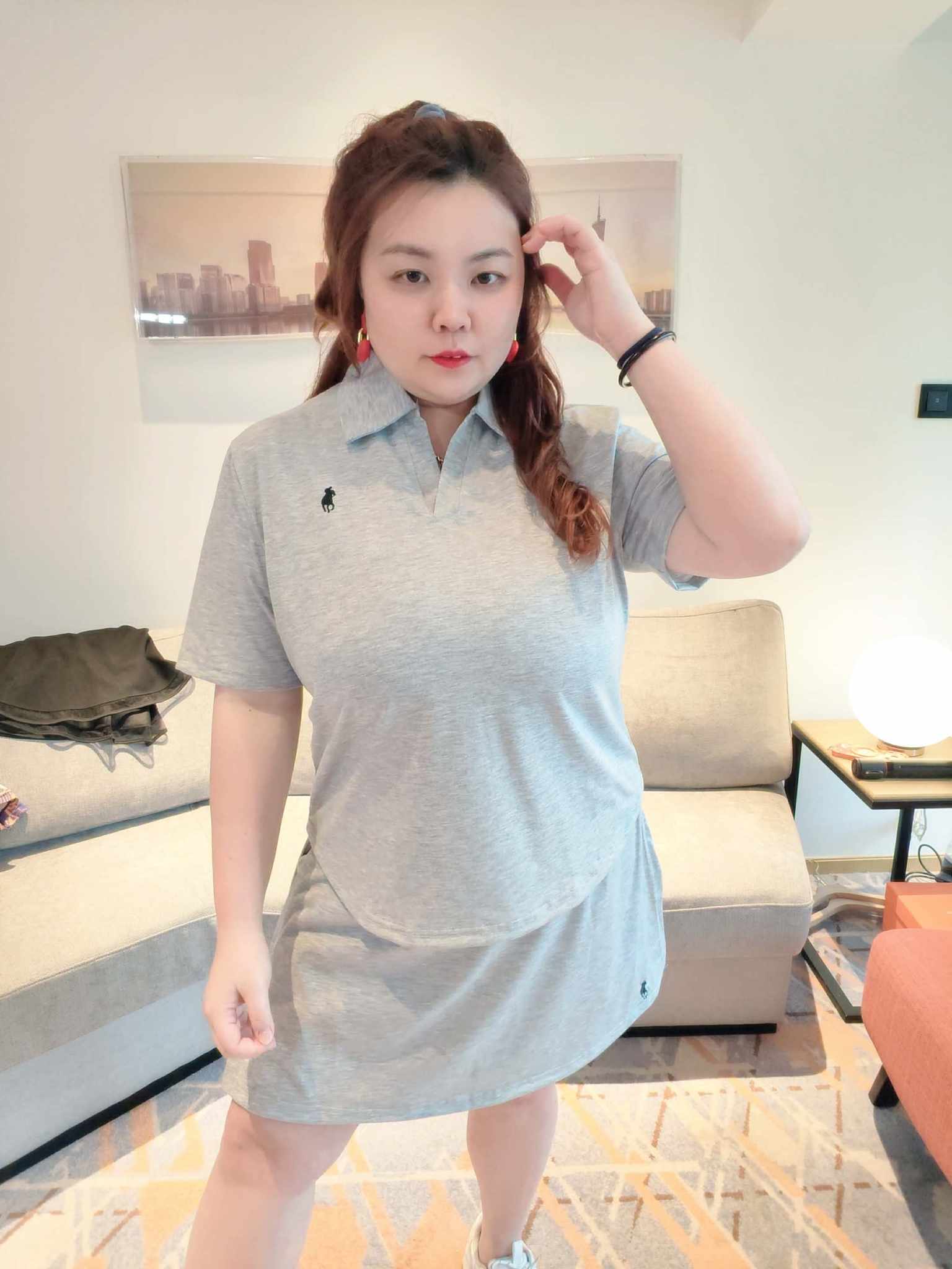 YCI03 1002 有领POLO V领套装