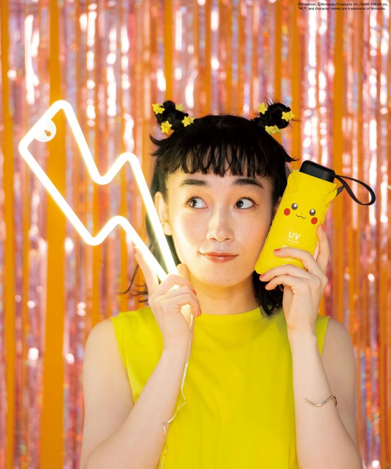 現貨🌸日本直送 | Pokémon寶可夢-迷你縮骨遮太陽傘/雨傘/100%完全遮光摺疊傘/晴雨兼用雨具