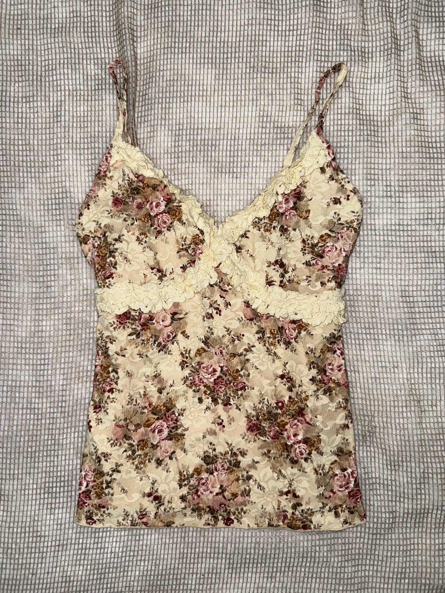 Coquette Fairycore Vintage Floral Camisole