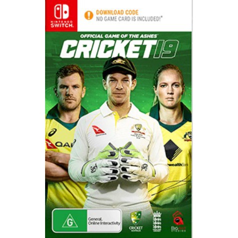 (🔥FLASH SALE🔥) Cricket 19 (Nintendo Switch) Digital Download