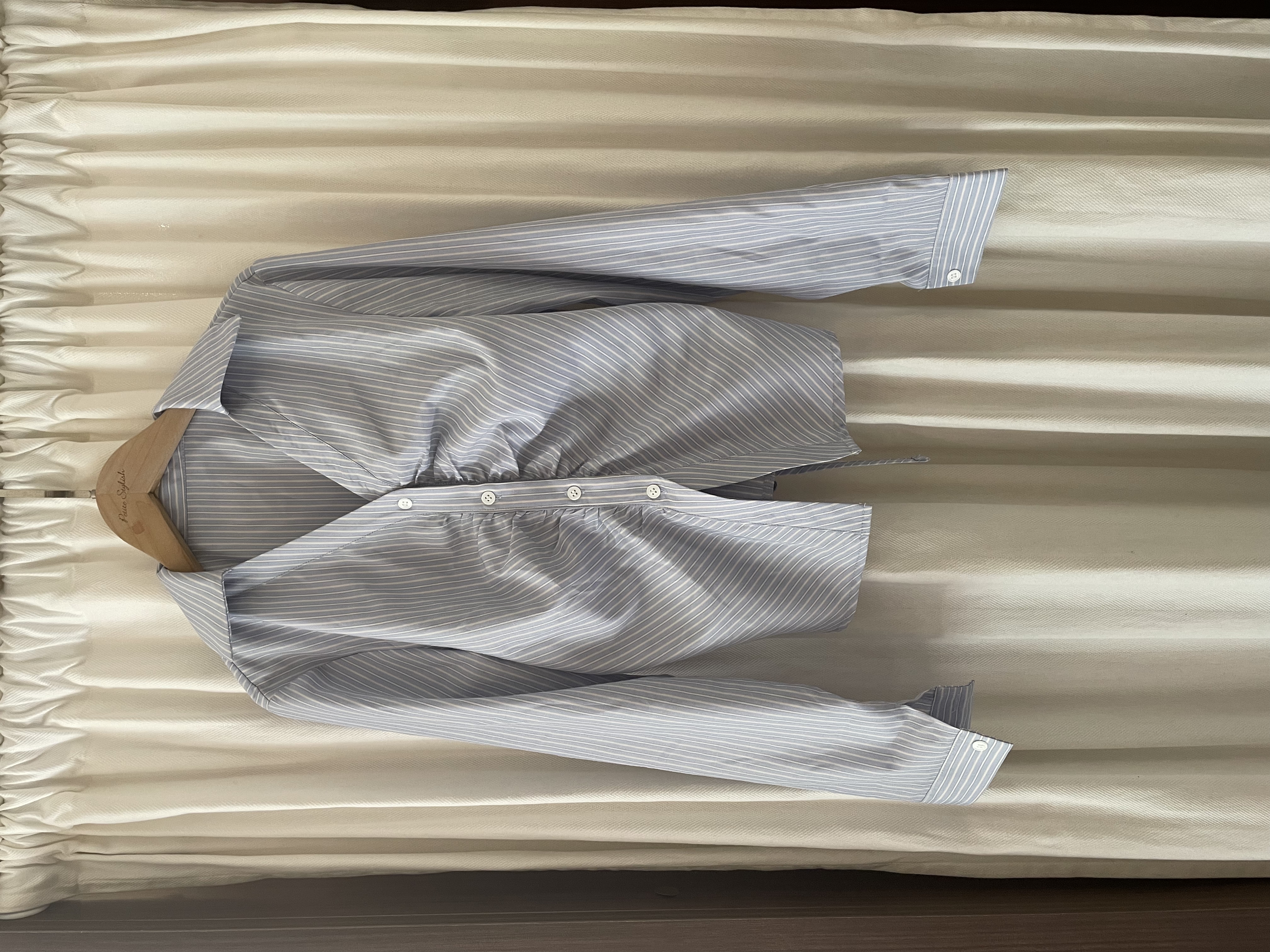 🌼| CORSET BACK STRIPED SHIRT