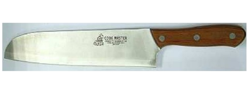 KF-6206/COOK MASTER 6"木柄平頭餐刀