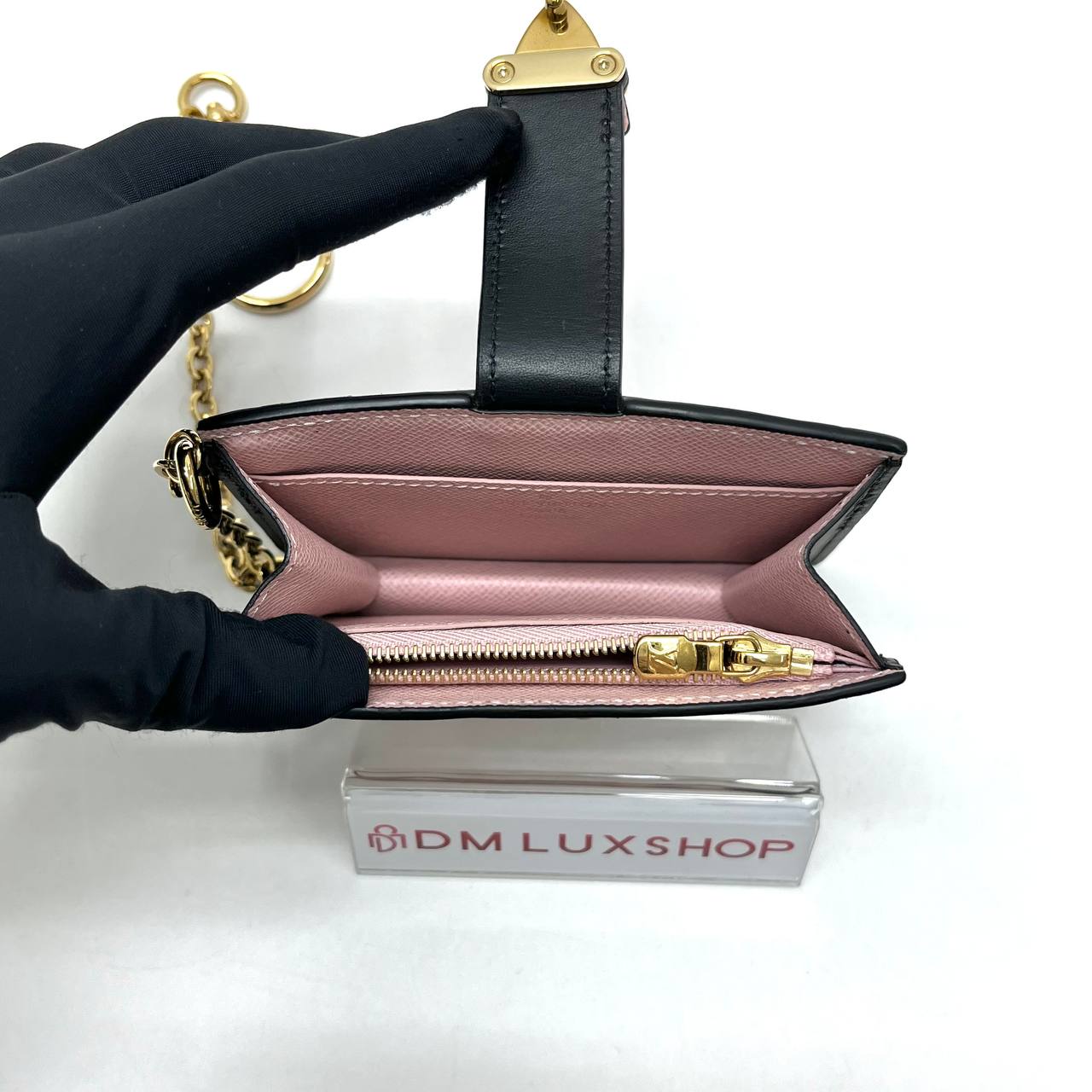 LV Epi Rose Ballerine Trunk Multicartes Wallet