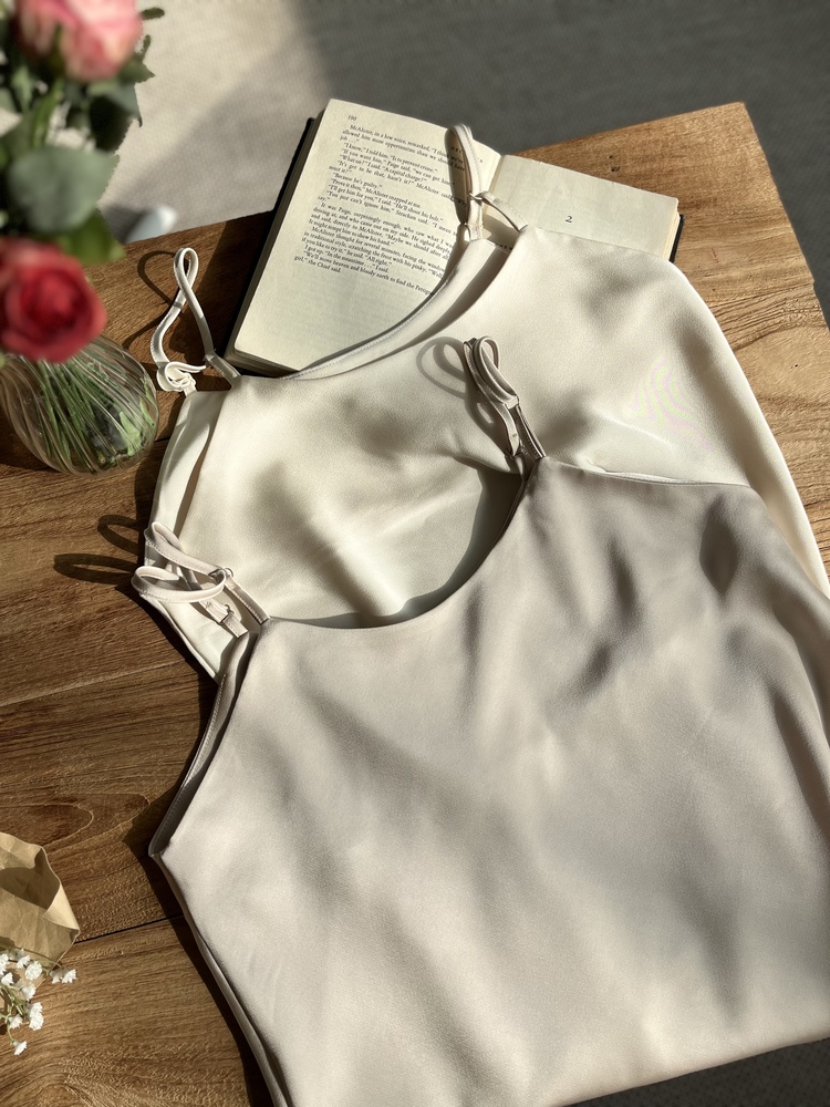 Satin Adjustable Cami (2colors)