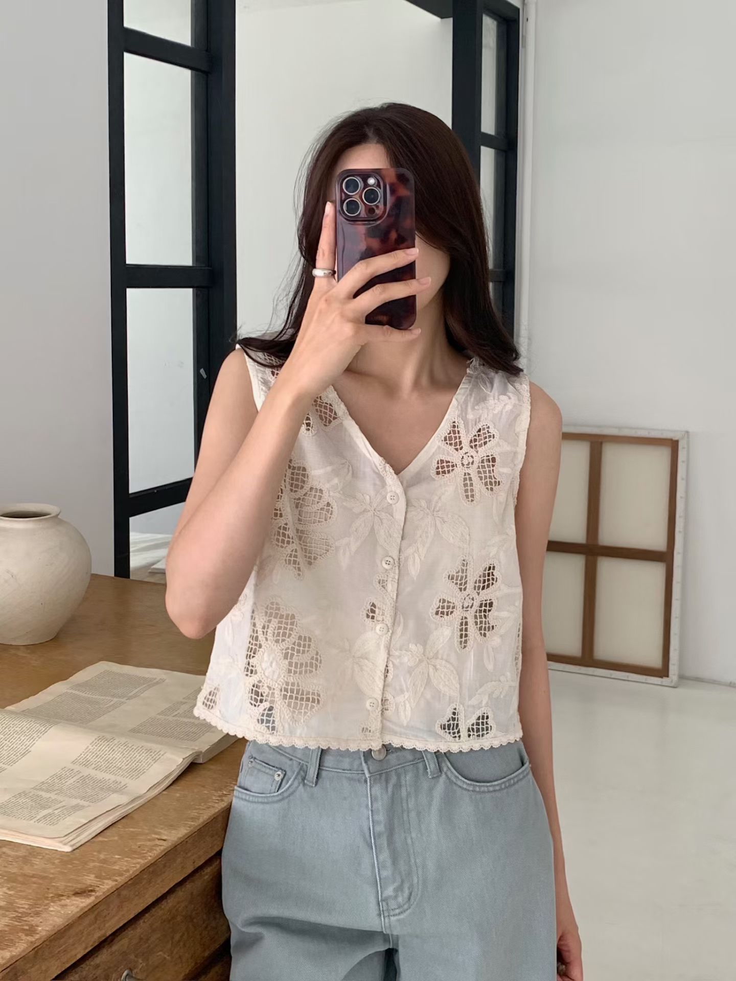 221407 通花背心外母