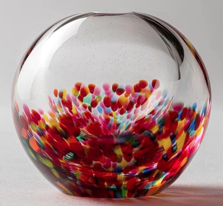 日本製 - ADERIA GLASS - 玻璃花瓶 - 紅色