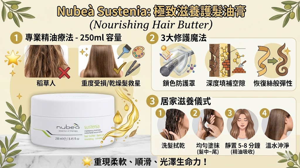 Nubea Sustenia Nourishing hair butter 250ml