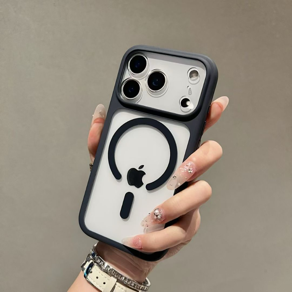 iPhone 17 Pro/ 17 Pro Max 劲盾MagSafe磁吸壳 | 高清全透硬背 | 软边防摔 | 独立相机按键 | 自带挂绳孔