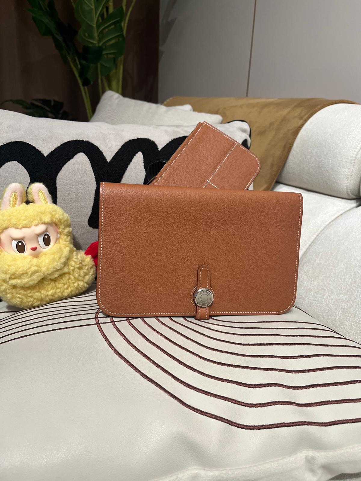 Hermes dogon duo WALLET ,STAMP U 100%Authentic ,unused 未使用品✅box 