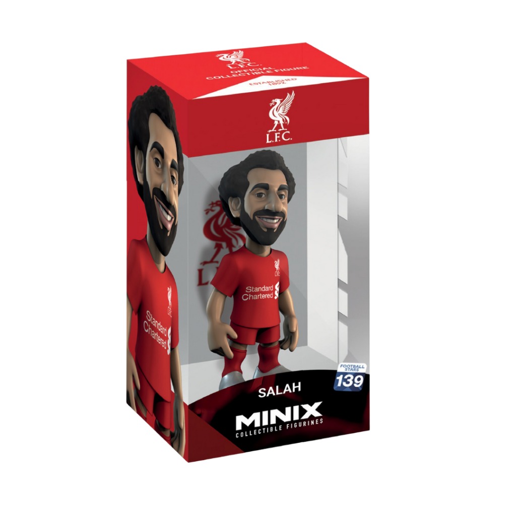 #現貨 傳奇謝幕，紅軍之王：利物浦 Mo Salah 官方紀念人偶系列
