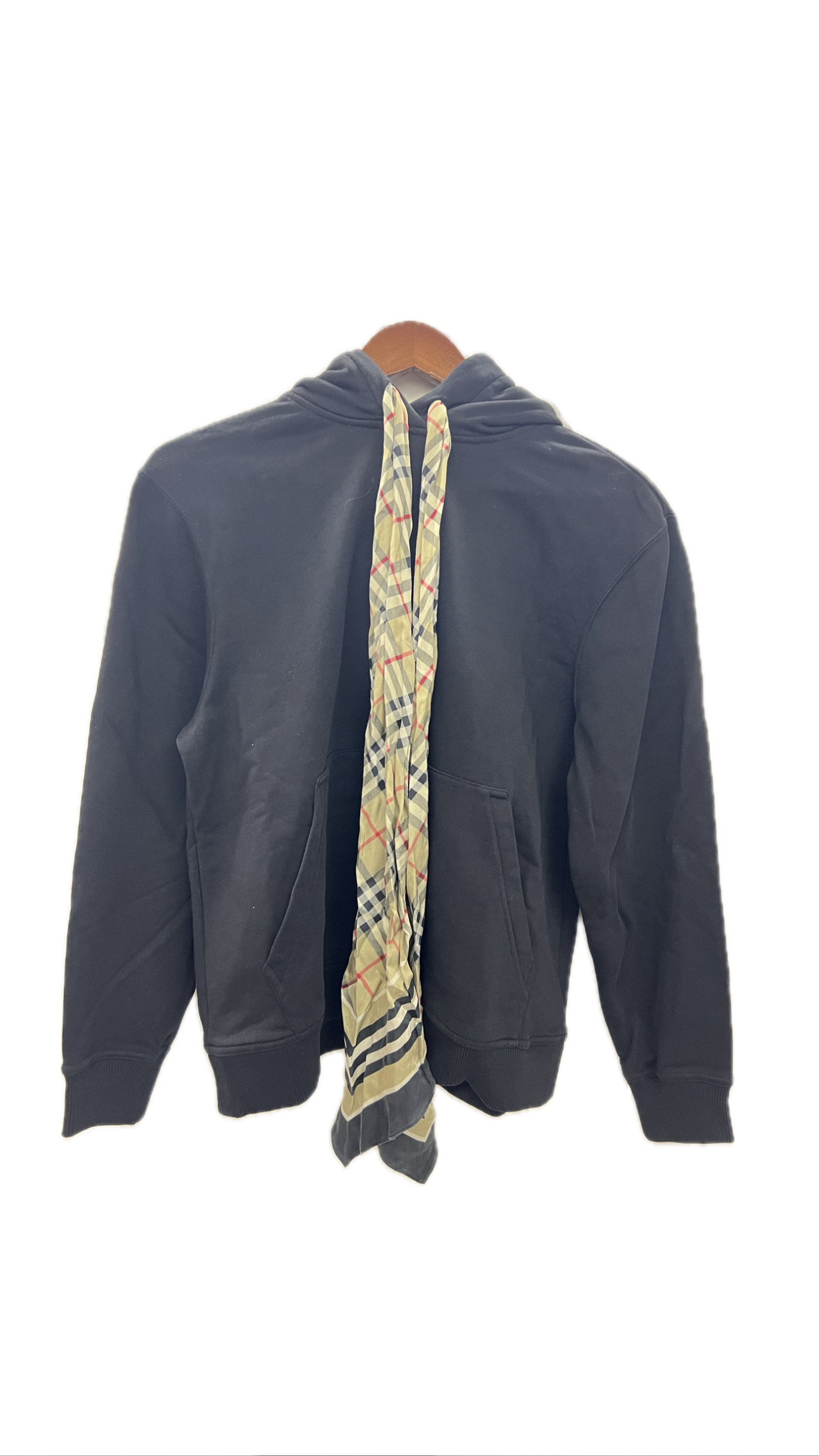 Pre-Owned Burberry Scarf Detail Cotton Oversized Hoodie / Product Code: 26040710