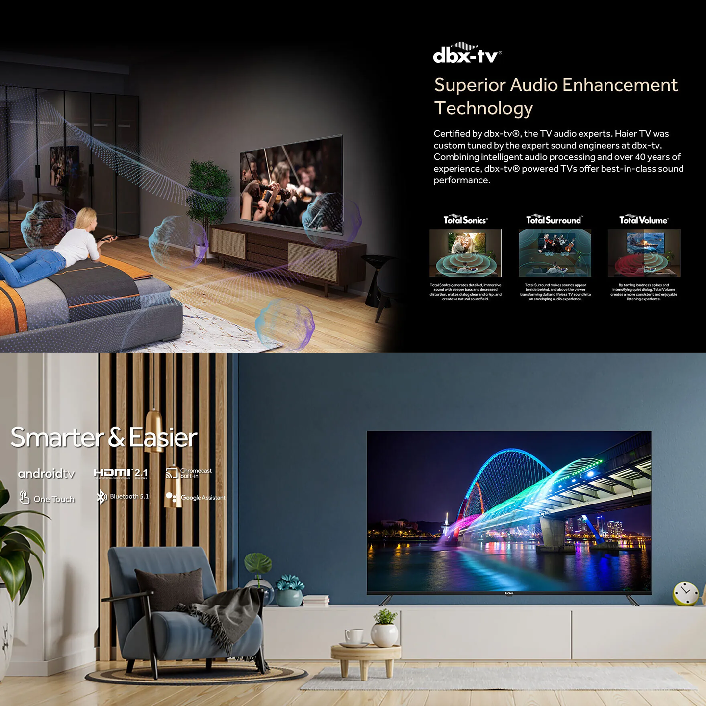 Haier 43" 4K Android TV (H43K800UG)